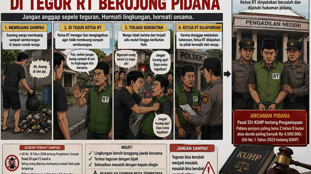 Teguran Soal Pembakaran Sampah Berujung Pidana, Peran Bhabinkamtibmas Dinilai Penting Cegah Konflik Warga