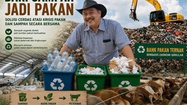 Bank Pakan Ternak Berbasis Ekonomi Sirkular: Solusi Tekan Biaya Pakan dan Kurangi Sampah Makanan