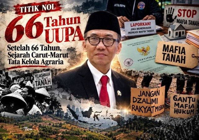66 Tahun Tata Kelola Pertanahan: Momentum Menata Ulang Reforma Agraria dan Membangun Big Data Pertanahan Digital