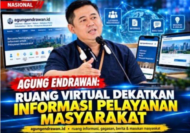Memperluas Akses Informasi dan Pelayanan Publik, Agung Endrawan Kembangkan Ruang Virtual Memperluas Akses Informasi dan Pelayanan Publik, Agung Endrawan Kembangkan Ruang Virtual