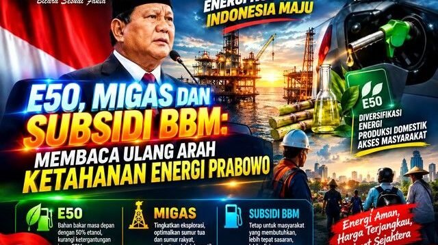 Ketahanan Energi Nasional: Prabowo Dorong E50, Penguatan Migas dan Penataan Subsidi BBM