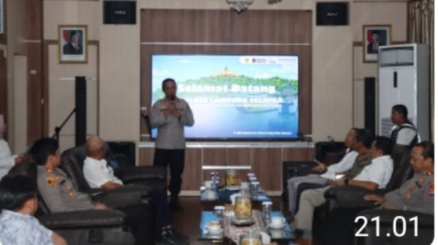 *Jelang Nataru, Kapolres Lampung Selatan Perkuat Komunikasi dengan Stakeholder Pelabuhan Bakauheni*