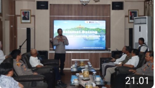 *Jelang Nataru, Kapolres Lampung Selatan Perkuat Komunikasi dengan Stakeholder Pelabuhan Bakauheni*