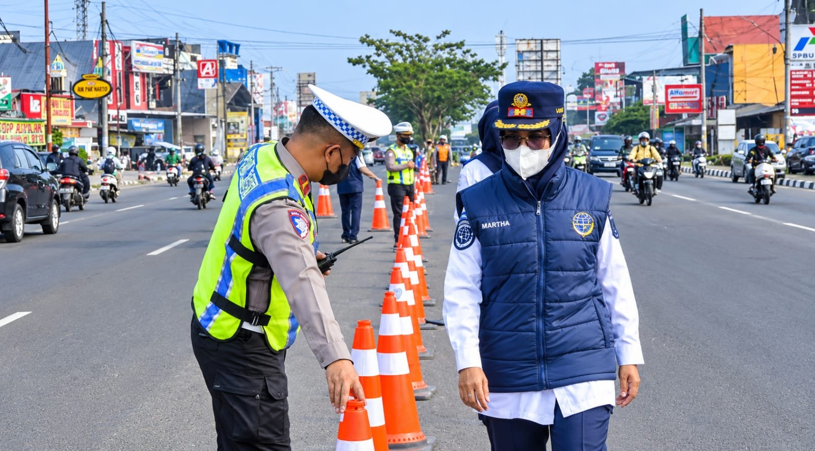 Rekayasa Lalu Lintas Jalan Raya Rawa Buntu Diuji Tiga Hari, Dishub Tangsel Evaluasi Dua Titik U-Turn