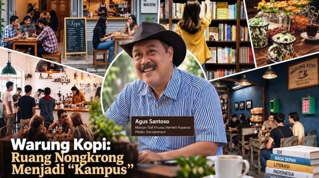 Warung Kopi Bisa Jadi Ruang Literasi, 37.000 Kedai Berpotensi Menjadi Ruang Baca dan Diskusi