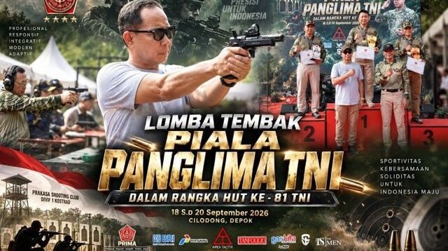 Lomba Tembak Piala Panglima TNI 2026 Berakhir, Agus Subiyanto Tutup Kompetisi di Depok