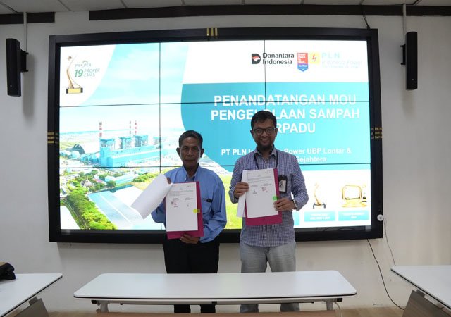PLN Indonesia Power UBP Banten 3 Lontar Perkuat Pengelolaan Sampah melalui Knowledge Sharing dan MoU