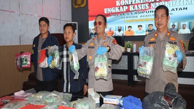 Polres Lampung Selatan Ungkap Penyelundupan 40 Kilogram Sabu di Pelabuhan Bakauheni