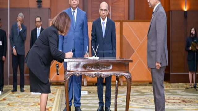 Suahasil Nazara Lantik 14 Pejabat Kemenkeu, Perkuat Pajak, Bea Cukai dan KSSK