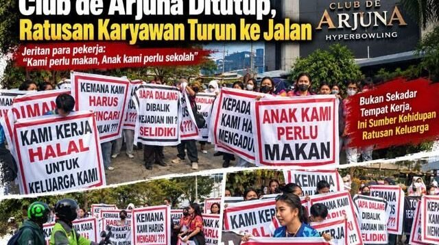 Sengketa Lahan Club de Arjuna Berdampak pada Ketenagakerjaan, Ratusan Karyawan Minta Tempat Kerja Dibuka Kembali