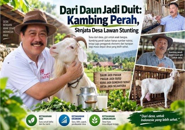 Menekan Stunting di Desa dan Memperkuat Ketahanan Gizi, Kambing Perah sebagai Strategi Berkelanjutan