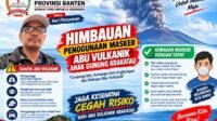 Akibat Abu Vulkanik Anak Krakatau, Dinkes Tangerang Selatan Didesak Bagikan Masker