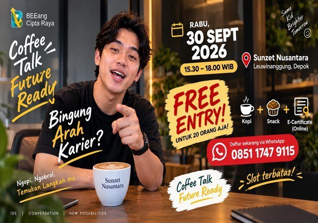 Coffee Talk: Future Ready di Depok, Ruang Dialog Anak Muda Menentukan Arah Karier