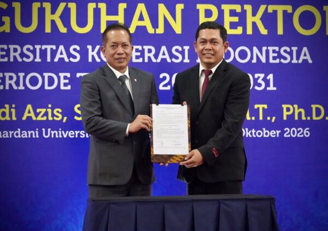 IKOPIN University Menunjuk Yudi Aziz Sebagai Rektor Yang Dikukuhkan oleh Ferry Juliantoro, Transformasi Kampus Jadi Prioritas IKOPIN University Menunjuk Yudi Aziz Sebagai Rektor Yang Dikukuhkan oleh Ferry Juliantoro, Transformasi Kampus Jadi Prioritas