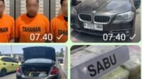 *Mobil Mewah BMW Bermuatan Sabu Rp50 Miliar, Polisi Amankan 3 Orang di Bakauheni*