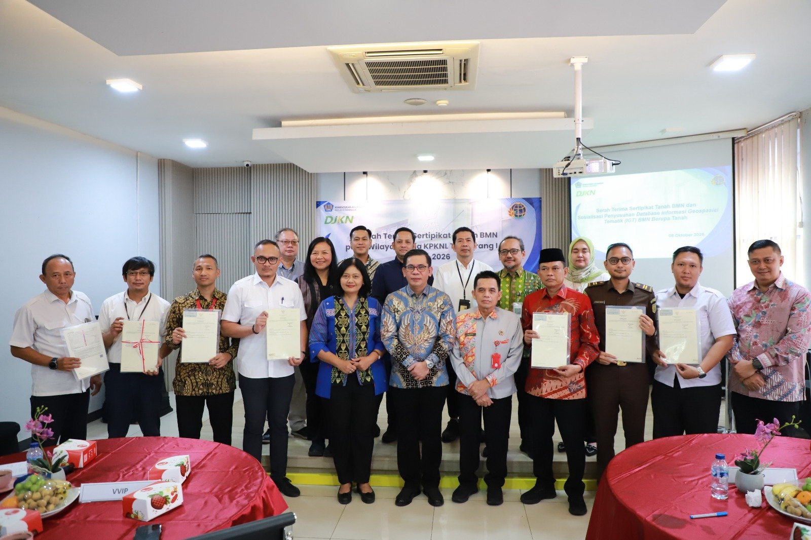36 Sertipikat BMN Tangerang Raya Berkontribusi Rp884 Miliar terhadap Nilai Ekonomi Aset