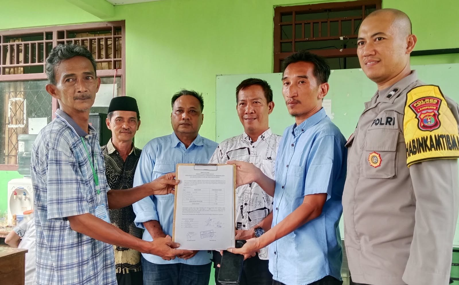Agus Saini Terpilih Kaling 01 Beringin Jaya Kalianda, Raih 153 Suara dalam Pilkaling 2026