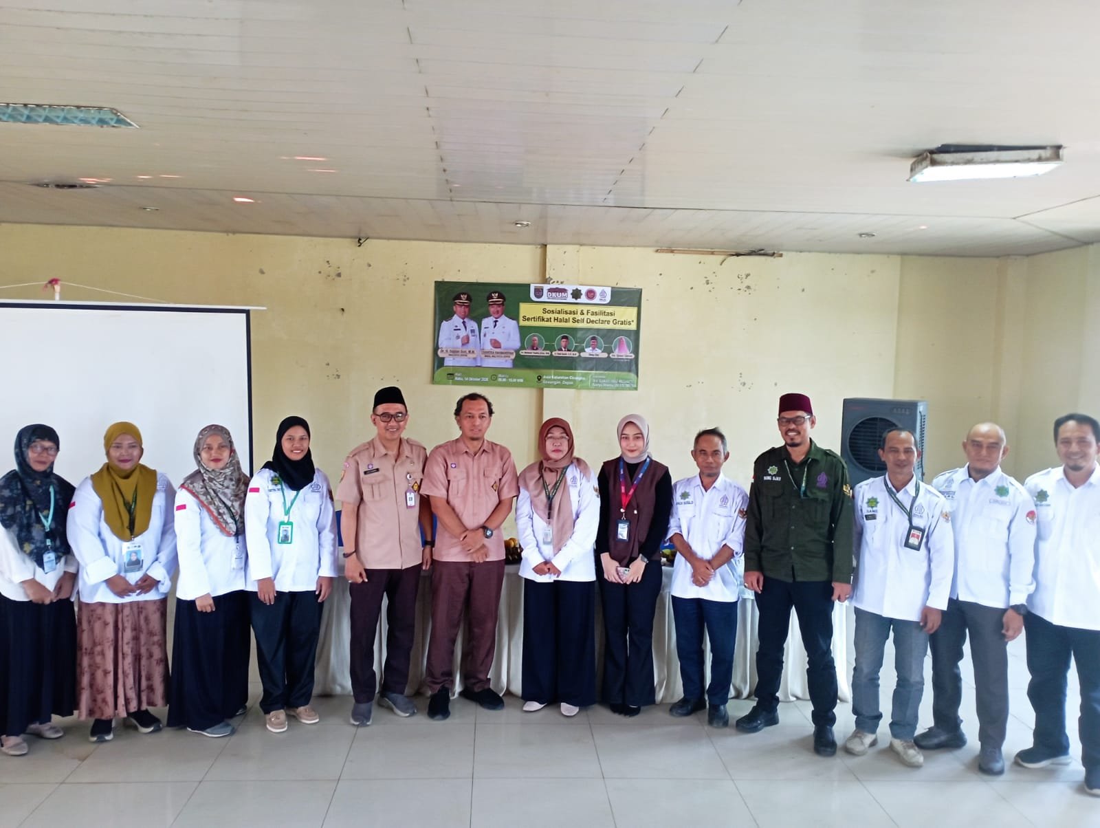HCMA Perkuat UMKM Depok Lewat Sosialisasi Halal Self Declare dan Pengukuhan Pengurus Kota