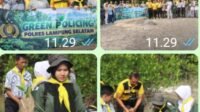 *Green Policing di Batu Perahu Krakatoa, Ajak Masyarakat Peduli Lingkungan*