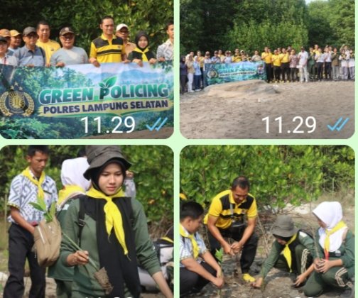 *Green Policing di Batu Perahu Krakatoa, Ajak Masyarakat Peduli Lingkungan*