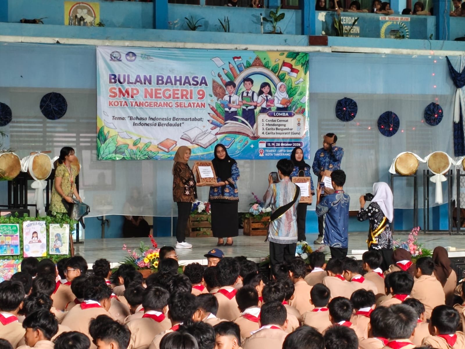 SMPN 9 Tangsel Semarakkan Bulan Bahasa 2026, Tanamkan Cinta Bahasa Indonesia