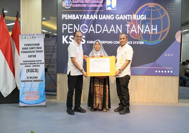 Pengadaan Tanah KSCS di Kabupaten Tangerang, 27 Bidang Tanah Masuk Tahap Pembayaran Ganti Kerugian