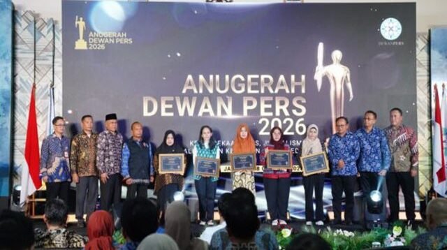 Anugerah Dewan Pers 2026 Dihadiri Kapuspen TNI, Perkuat Komunikasi dengan Insan Pers