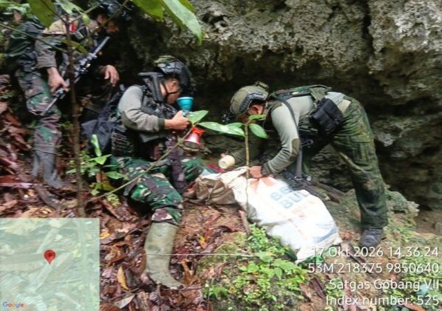 TNI Habema Amankan Kembali Dua Senjata Organik Yonif 9 Marinir di Maybrat