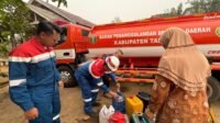 Salurkan 1,156 Juta Liter Air Bersih Pertamina EP Tanjung Field, Untuk Warga Tabalong Terdampak Kekeringan