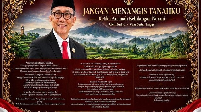 Jangan Menangis Tanahku: Integritas, Pelayanan Publik, dan Amanah Kekuasaan di Nusantara