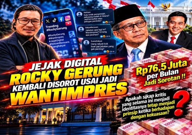 Rocky Gerung Jadi Wantimpres, Sikap Kritis Diuji dari Dalam Lingkar Kekuasaan Silaen Soroti Akuntabilitas Wantimpres